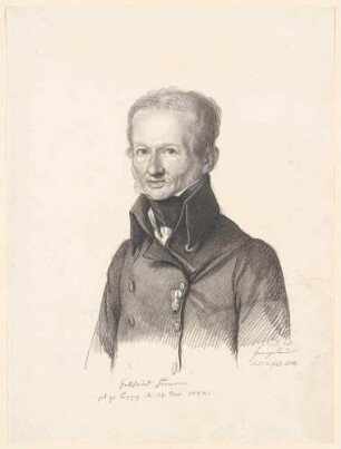 Bildnis Hermann, Gottfried (1772-1848), Philologe, Philosoph, Schriftsteller