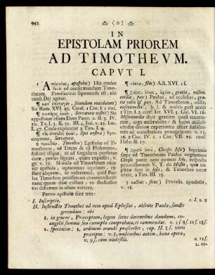 In Epistolam Priorem Ad Timotheum