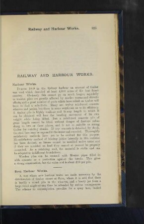 Railway and Harbour Works