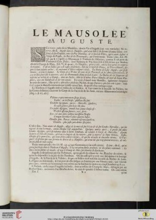 Le Mausolée d’Auguste