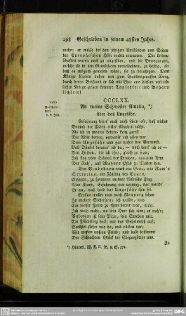 [Geschrieben in seinem 48sten Jahre]