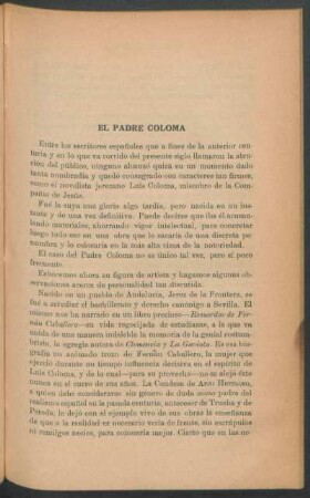 El Padre Coloma