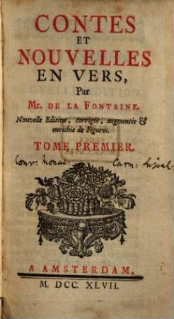Contes et nouvelles en vers, 1
