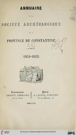 2: Annuaire de la Société Archéologique de la Province de Constantine