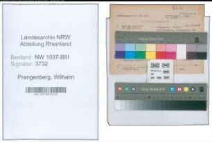 Entnazifizierung Wilhelm Prangenberg , geb. 18.12.1902 (Prokurist)