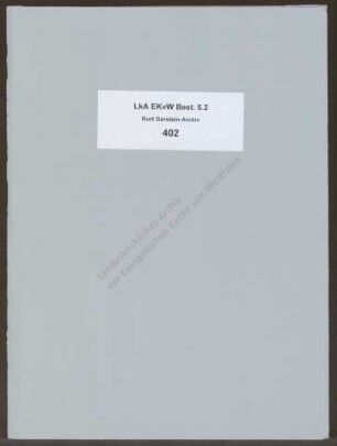 a) Verlobungsanzeige von Elfriede Bensch und Bergassessor Kurt Gerstein vom Dezember 1935; b) Vermählungsanzeige von Kurt Gerstein und Elfriede Gerstein, geb. Bensch vom 2. November 1937