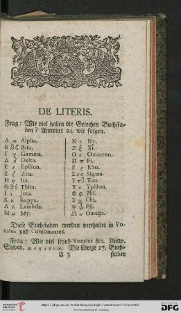 De Literis