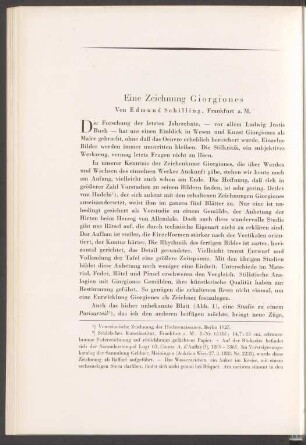 Eine Zeichnung Giorgiones