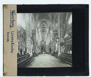 Nürnberg, St. Lorenz : Innenansicht, Blick nach W