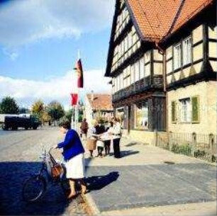 Die Vorsitzende der DSF-Ortsgruppe Ilsenburg im Gespräch