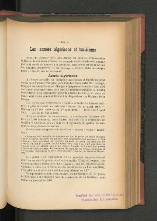 Les armées algérienne et tunisienne.