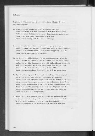 Anlage 3 Ergänzende Hinweise zur Arbeitsanleitung (Seite 2) des Erhebungsbogens
