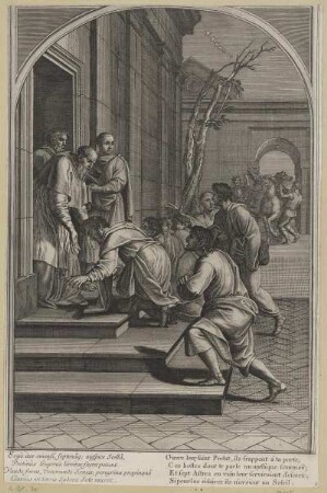 Doppelbildnis des Heiligen Bruno und des Heiligen Hugo (Ankunft Brunos und seiner Gefährten bei Hugo von Grenoble)