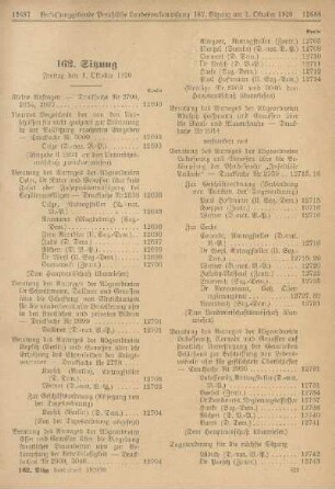 162. Sitzung. Freitag den 1. Oktober 1920