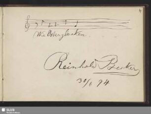 Bl.4. Becker, Reinhold: Stammbucheintrag
