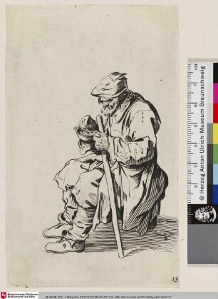 [Der essende Bettler; Le Gueux assis et mangeant]