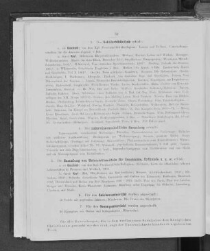 4. Die naturwissenschaftliche Sammlung erwarb: