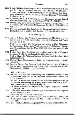b. Wüstungen