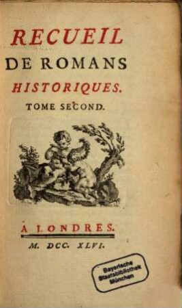 Recueil De Romans Historiques. 2