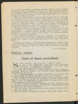 Juan el buen periodista
