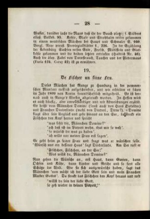 19. De Fischer un sine Fru.