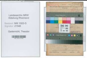 Entnazifizierung Theodor Garternicht , geb. 20.06.1904 (Pruefingenieur)