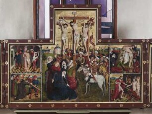 Passionsaltar — Passion und Auferstehung Christi — Kreuzigung Christi