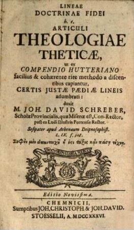 Lineae doctrinae fidei