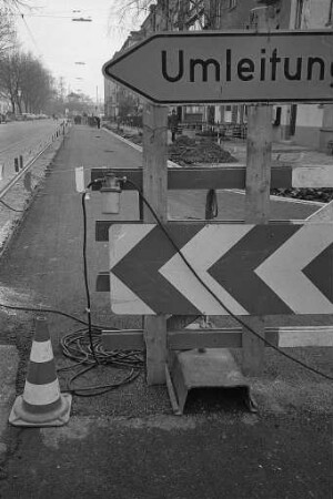 Ausbau der westlichen Straßenseite der Rüppurrer Straße