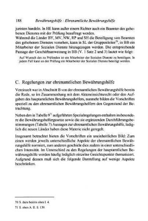 188-193, C. Regelungen zur ehrenamtlichen Bewährungshilfe