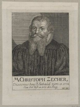 Bildnis des Christoph Zecher