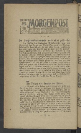 Berliner Morgenpost 16.10.19
