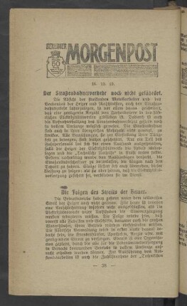 Berliner Morgenpost 16.10.19