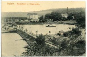 Döbeln. Gondelteich im Bürgergarten