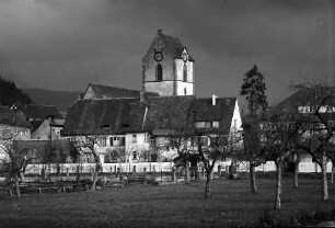 Schopfheim: Blick zur alten Stadtkirche