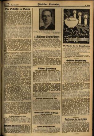 Zweite Ausgabe vom Mittwoch, den 09. Dezember 1936.