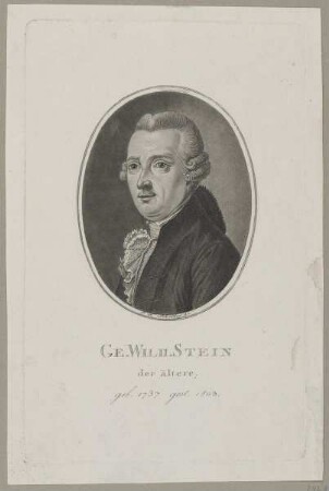 Bildnis des Ge. Wilh. Stein