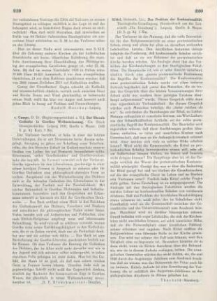 219 [Rezension] Campe, Rudolf von, Der liberale Gedanke in Goethes Weltanschauung