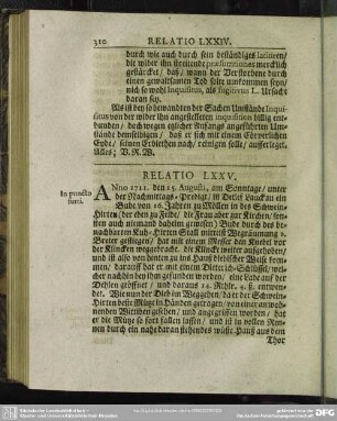 Relatio LXXV