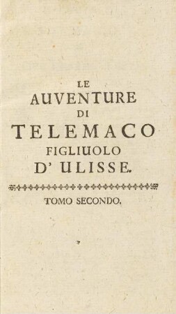 Tomo secondo: [...]