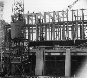 Kraftwerkbaustelle Hohenfeld-Kitzingen/Main