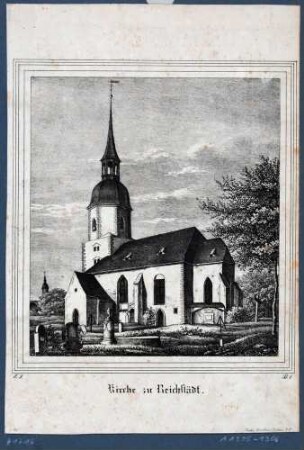 Die Kirche in Reichstädt (Dippoldiswalde)