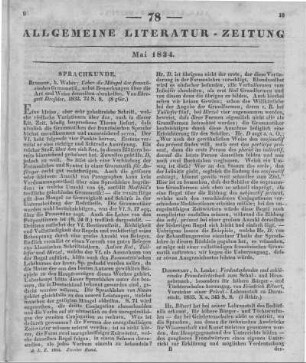 Verdeutschendes und erklärendes Fremdwörterbuch zum Schul- und Hausgebrauch. Hrsg. v. F. Ritsert. Darmstadt: Leske 1833
