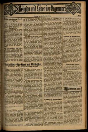 Dritte Ausgabe vom Sonntag, den 08. März 1931.