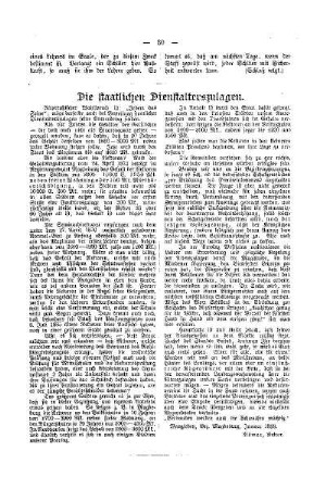 Die staatlichen Dienstalterszulagen