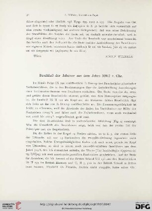 10: Beschluß der Athener aus dem Jahre 338/7 v. Chr.