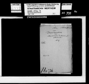 Impraegnation (Schwängerung) der Maximiliane Jochim zu Albersweiler