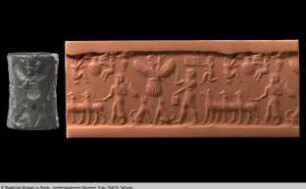 Mythologische Szene - Etana-Mythos