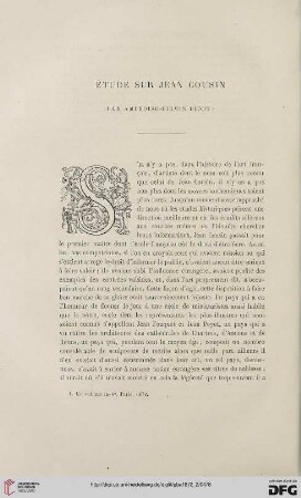 2. Pér. 6.1872: Didot, Ambroise-Firmin, Étude sur Jean Cousin : [Rezension]