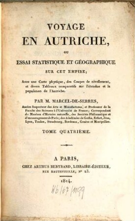 Voyage en Autriche. T. 4 (1814)
